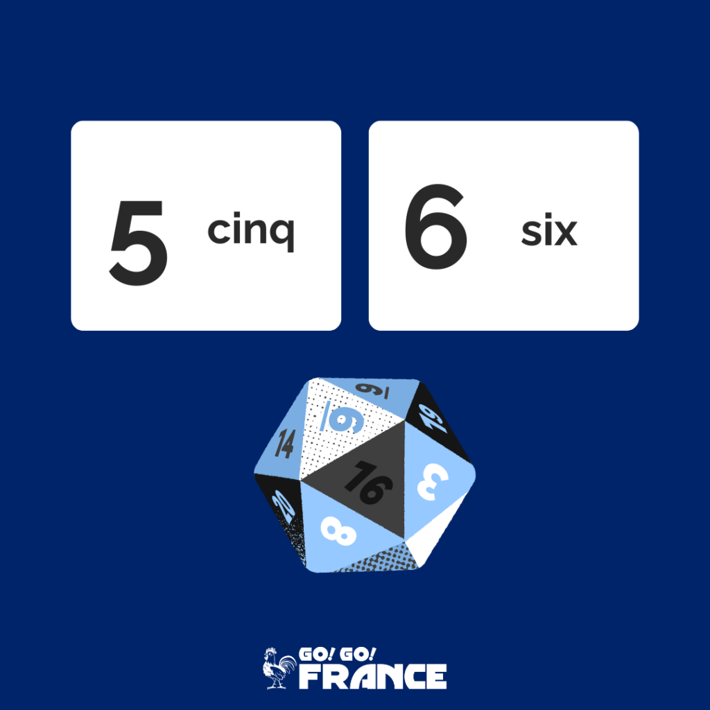 numbers in french