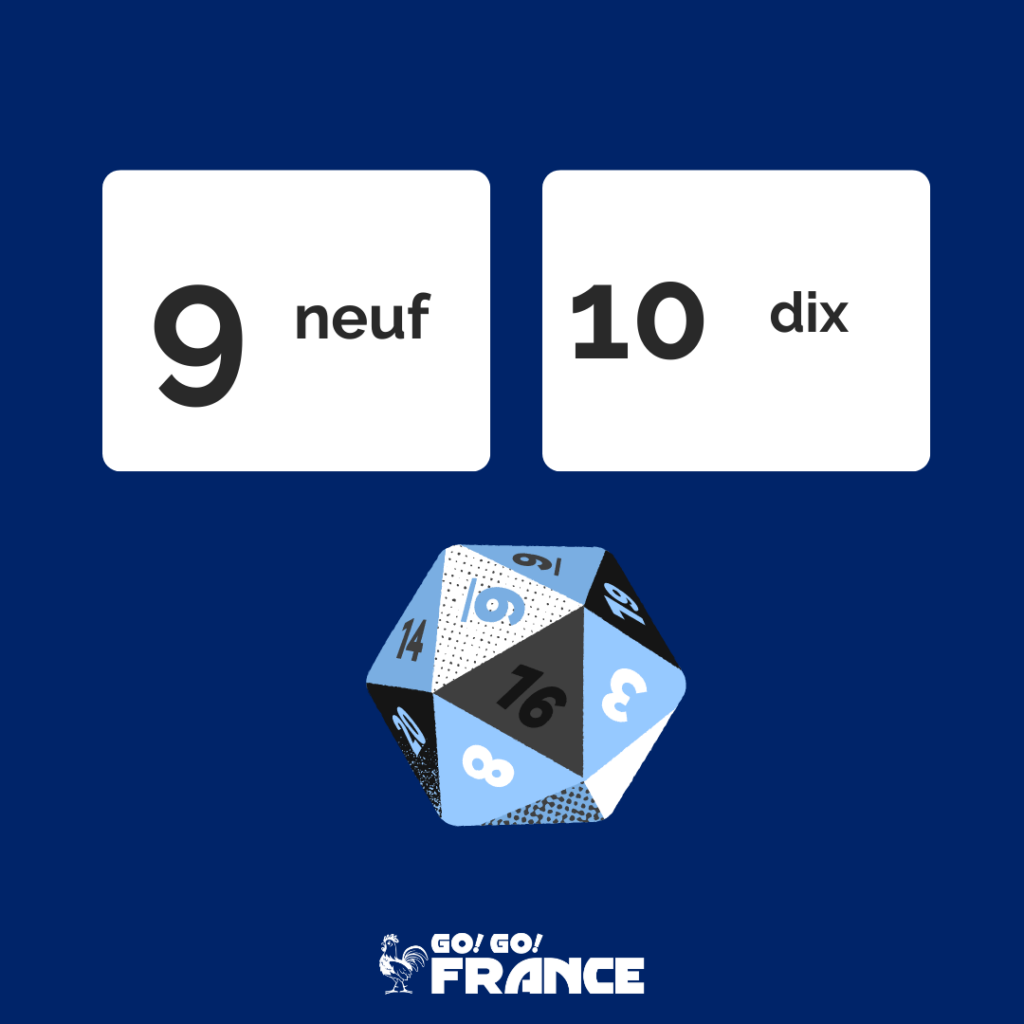 numbers in french