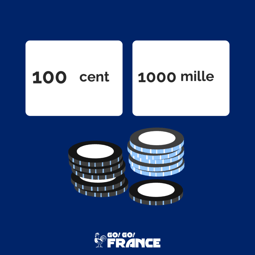 numbers in french